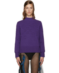 Violet Quilted Sweater