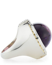 Lagos East West Amethyst Dome Statet Ring Size 7