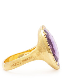 Marco Bicego Jaipur Sunset Diamond Bezel Amethyst Ring