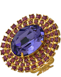 Liz Palacios Purple Crystal Fantasy Ring