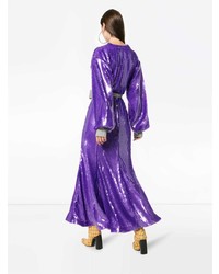 Natasha Zinko Sequin Maxi Robe Dress