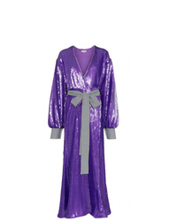 Natasha Zinko Sequin Maxi Robe Dress