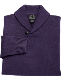 Executive Cotton Shawl Collar Sweater