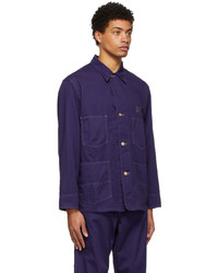 Needles Purple Smiths Edition Coverall Twill Shirt