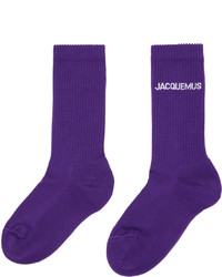 Jacquemus Purple Les Chaussettes Socks