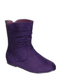 Violet Suede Boots