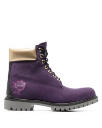 Violet Suede Casual Boots