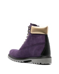 Timberland Suede Lace Up Ankle Boots
