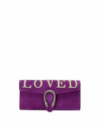 Gucci Dionysus Small Loved Suede Clutch Bag