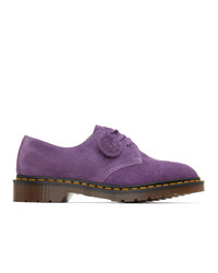 Violet Suede Derby Shoes