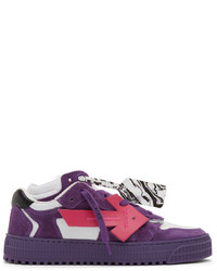 Off-White Purple Floating Arrow Sneakers
