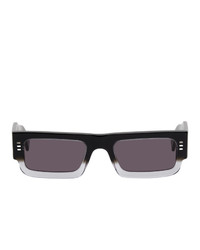 Marcelo Burlon County of Milan Black Logo Lowrider Sunglasses