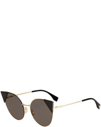 Fendi Lei Monochromatic Cat Eye Sunglasses