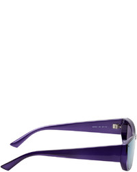 Balenciaga Purple Shiny Bb0080s Sunglasses
