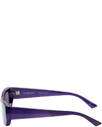 Balenciaga Purple Shiny Bb0080s Sunglasses