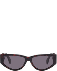 Marcelo Burlon County of Milan Red Black Mata Sunglasses
