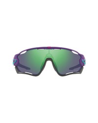 Oakley Shield Sunglasses In Matte Purpleprizm Jade At Nordstrom