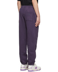 Acne Studios Purple Cotton Lounge Pants