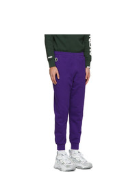 AAPE BY A BATHING APE Purple Logo Lounge Pants