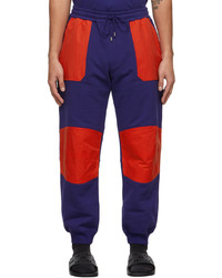 Gucci Purple Red The North Face Edition Paneled Lounge Pants