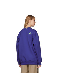 Ader Error Blue Rangers Sweatshirt