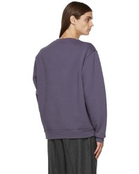 Acne Studios Purple Brushed Sweatshirt