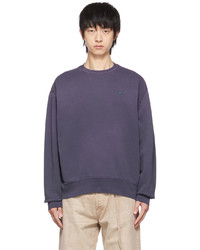 Acne Studios Purple Cotton Sweatshirt