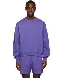 adidas x Humanrace by Pharrell Williams Purple Humanrace Basics Crew Sweatshirt