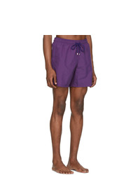 Vilebrequin Purple Solid Moorea Swim Shorts