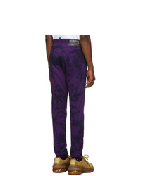 DSQUARED2 Purple Tie Dye Cool Guy Jeans