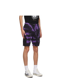 Neighborhood Purple And Black Gramicci Edition Tie Dye Shorts