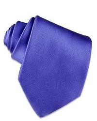 Forzieri Purple Solid Silk Tie