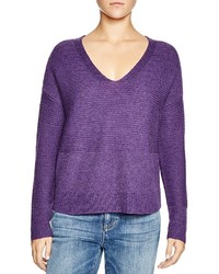 Violet V-neck Sweater