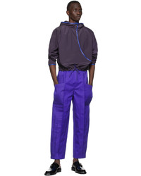 Situationist Purple Taffeta Wrap Jacket