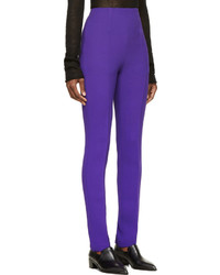 CNC Costume National Costume National Purple High Waisted Wool Trousers