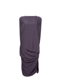 Rick Owens Woven Nouveau Draped Dress