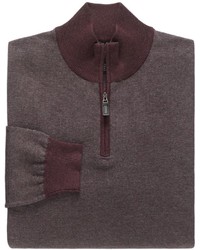 Factory Store Cotton Half Zip Sweater