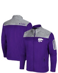 Colosseum Purple Kansas State Wildcats Third Wheel Full Zip Jacket At Nordstrom