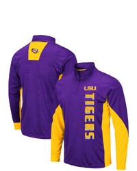 Colosseum Purple Lsu Tigers Bart Windshirt Quarter Zip Pullover Jacket At Nordstrom