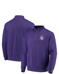 Colosseum Purple Northwestern Wildcats Tortugas Logo Quarter Zip Jacket