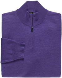 Traveler Cashmere Half Zip Sweater