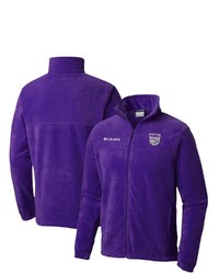 Columbia Purple Sacrato Kings Big Tall Ss Mountain Fleece Full Zip Jacket
