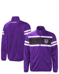 G-III SPORTS BY CARL BANKS Purple Sacrato Kings Power Pitcher Full Zip Track Jacket At Nordstrom