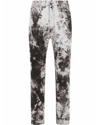 Dolce & Gabbana Acid Wash Two Tone Jeans