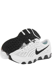 White and Black Athletic Shoes