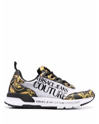 VERSACE JEANS COUTURE Baroque Logo Low Top Sneakers