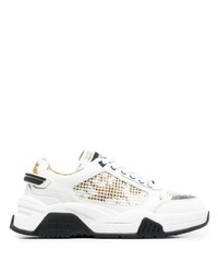VERSACE JEANS COUTURE Baroque Print Mesh Sneakers