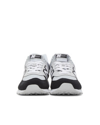 New Balance Black And White 574 Sneakers