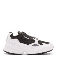 adidas Originals Black And White Falcon Trail Sneakers