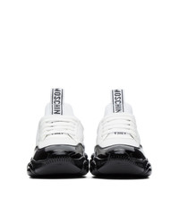 Moschino Black And White Teddy Sneakers